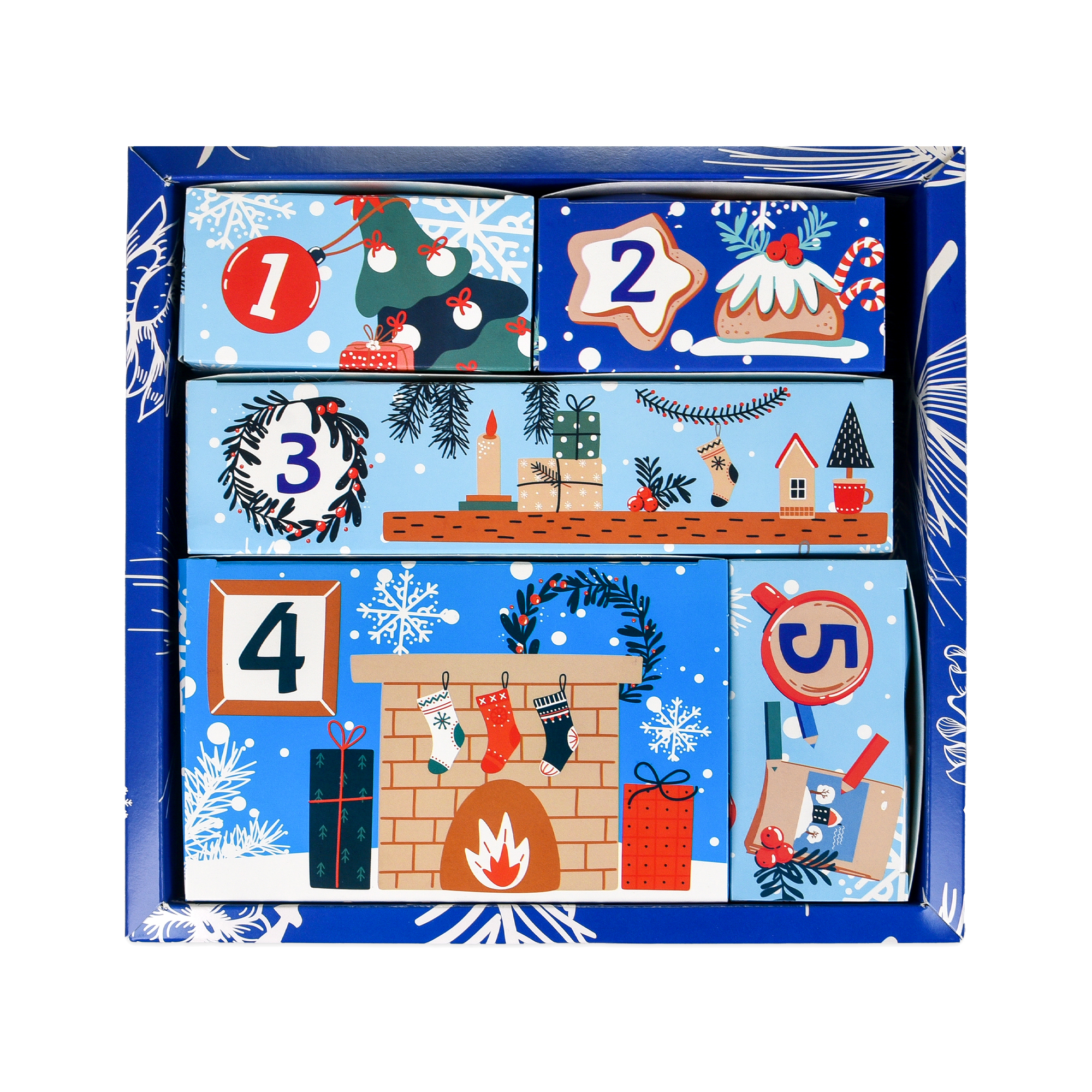Набор для творчества "Зимний адвент календарь", 31047, ТМ "Strateg" 1