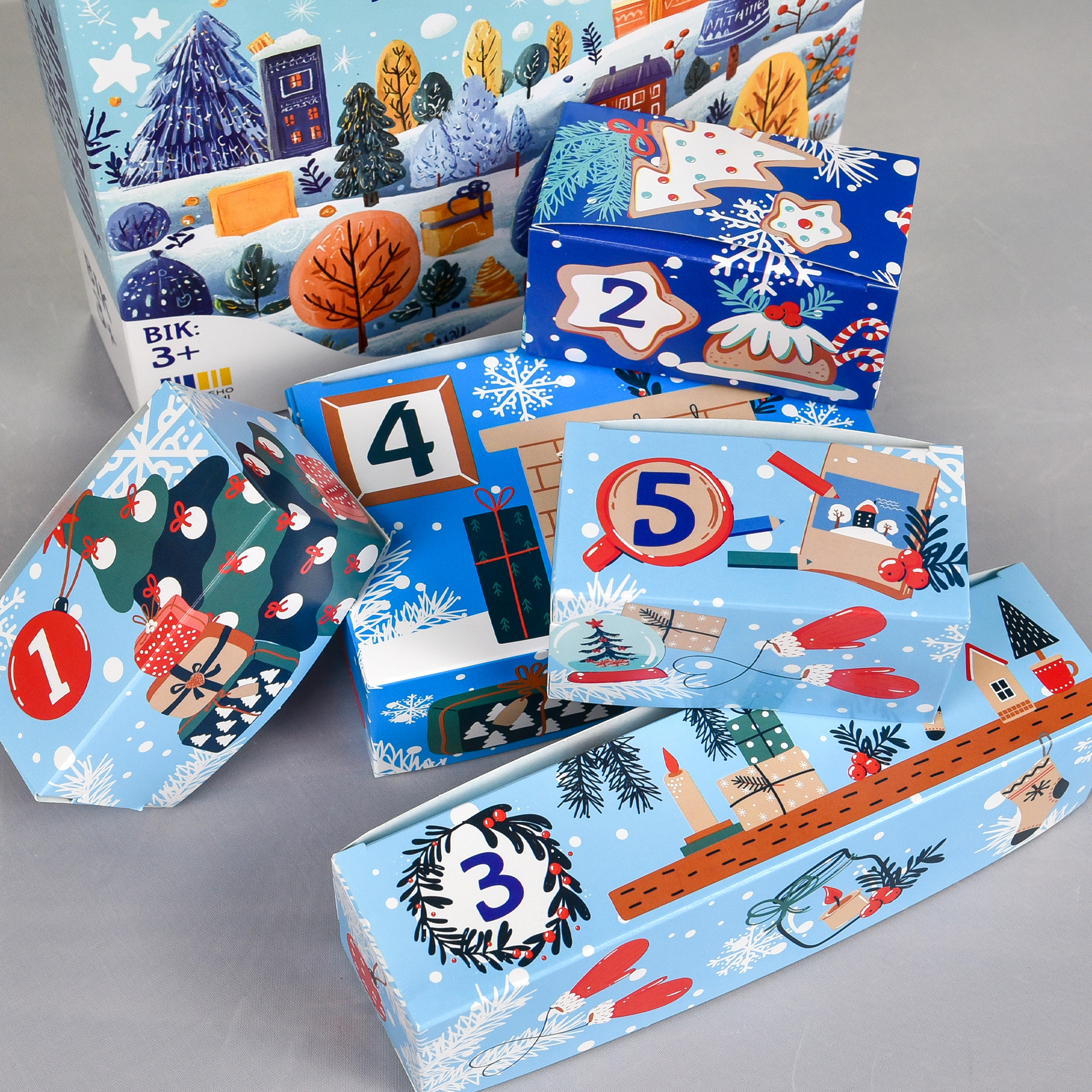 Набор для творчества "Зимний адвент календарь", 31047, ТМ "Strateg" 3