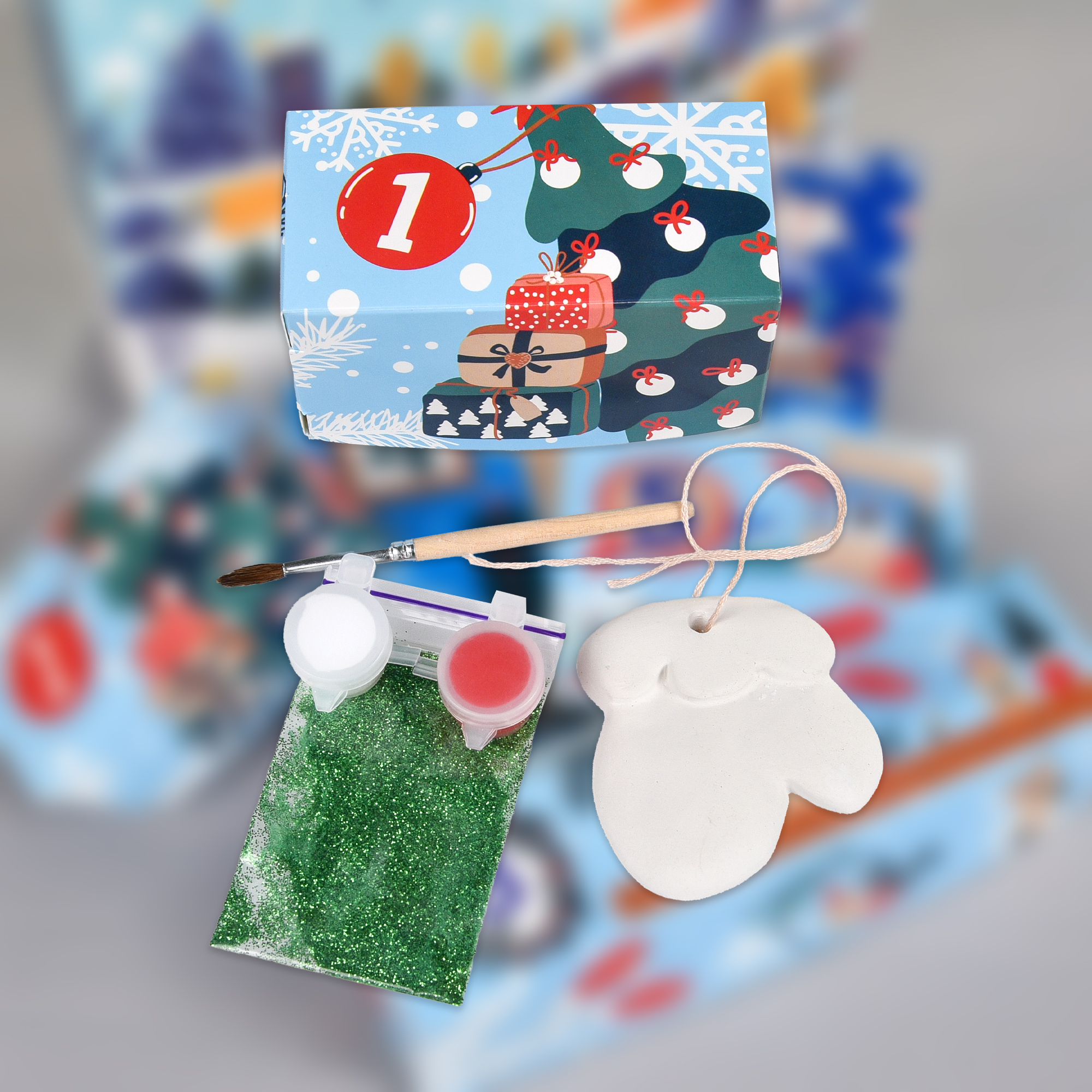 Набор для творчества "Зимний адвент календарь", 31047, ТМ "Strateg" 4