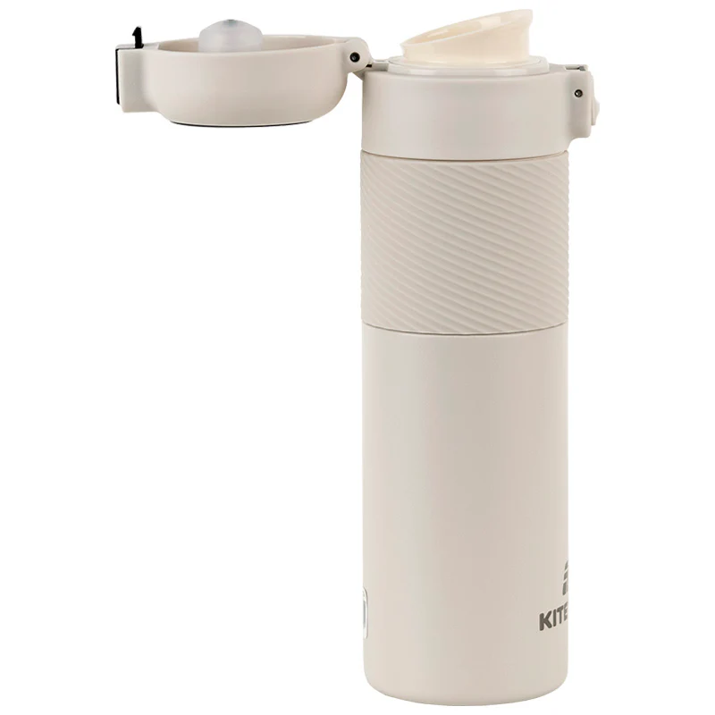 Термос с термодатчиком 450 мл, бежевый, k25-1227-1 2