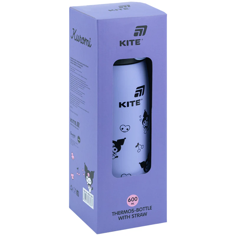 Термос с трубочкой 600мл, HK, hk25-1262 3