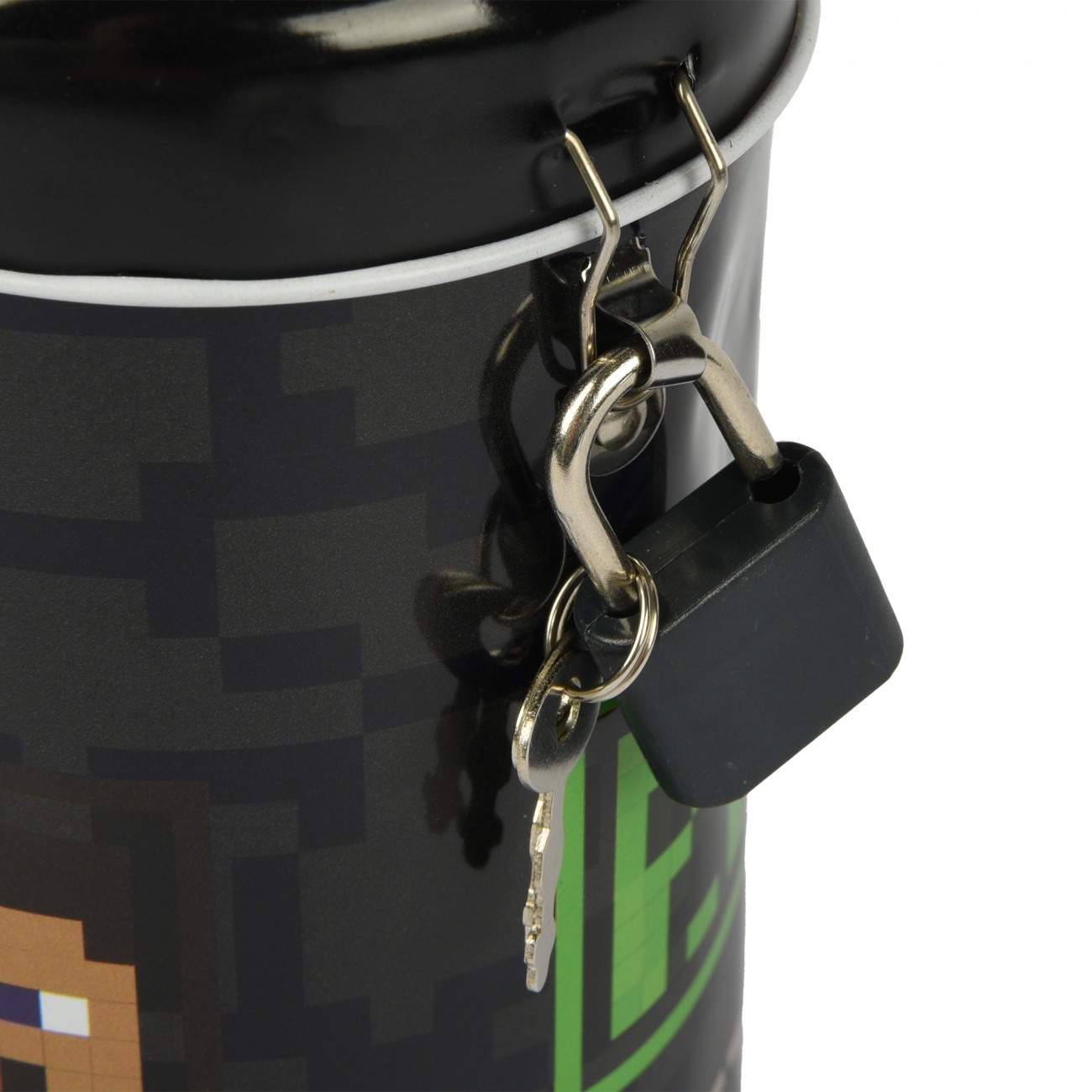 Копилка круглая Yes "Minecraft Heroes" металл., 13*7,6 см, 708577 1