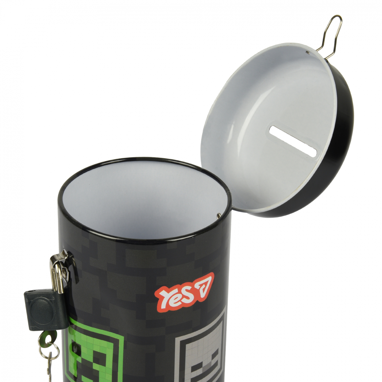 Копилка круглая Yes "Minecraft Heroes" металл., 13*7,6 см, 708577 3