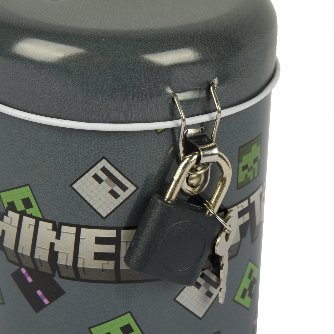 Скарбничка кругла Yes "Minecraft" метал., 13*7,6 см, 708576 1