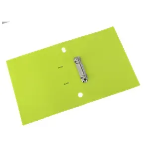 Папка А4 пластиковая, 2 кольца, 40мм Неон, 1050мкм микс. Deli 38130 2