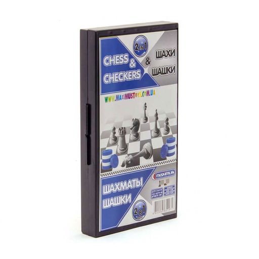 Набір ігор 2в1: шашки, шахи, 5197