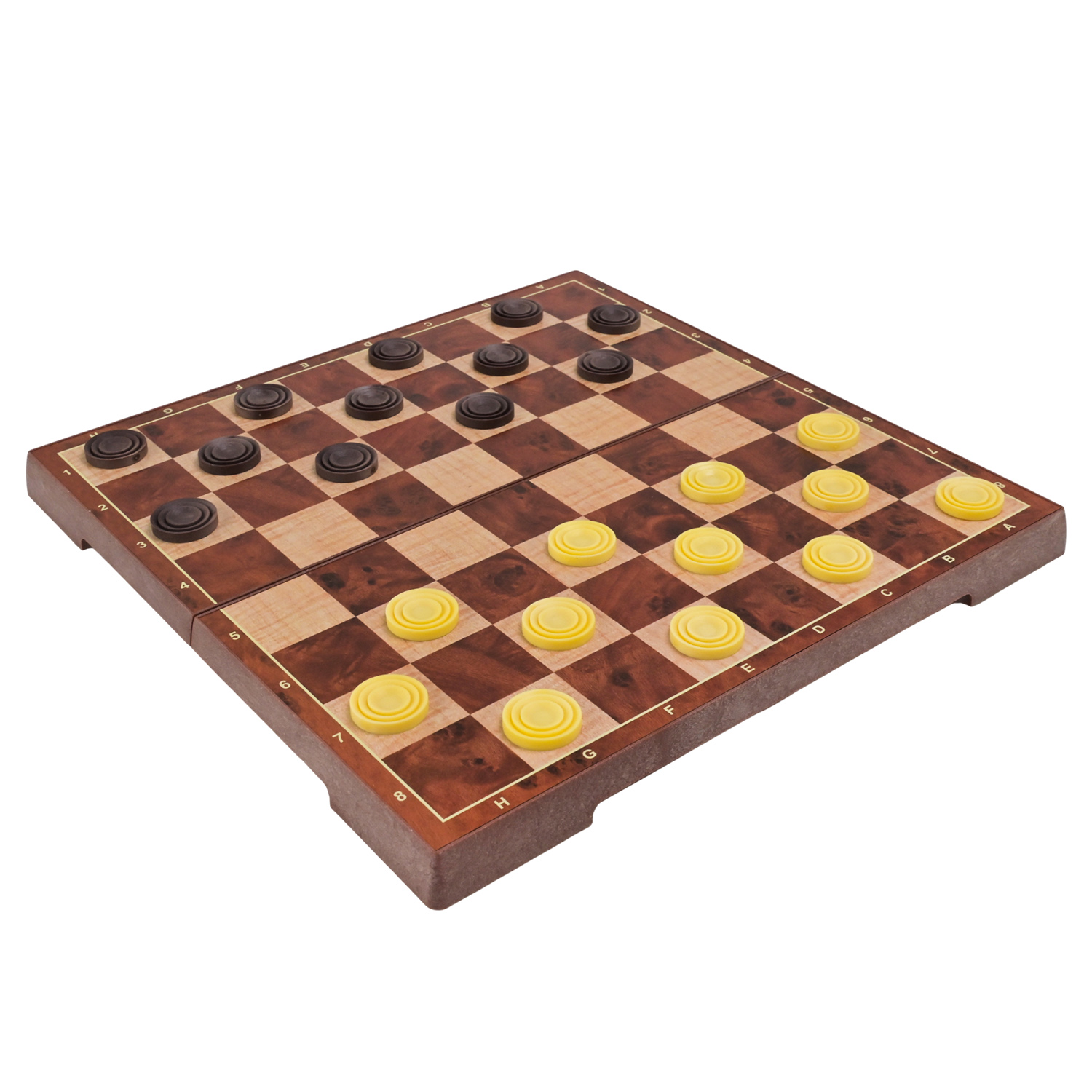 Игра настольная "Шахматы" магнитные 2 в 1 короб, 2458 2