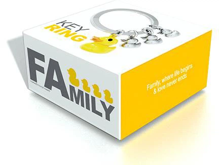 Брелок Metalmorphose "Animal Fashion Duck Family" 1