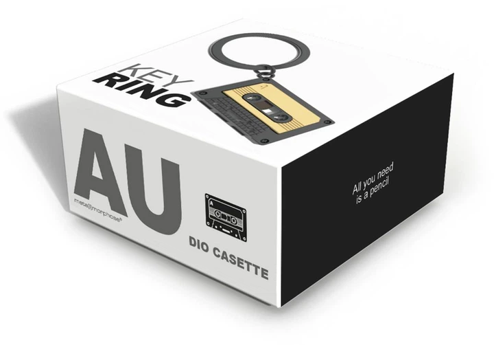 Брелок Metalmorphose "Audio Tape K7 Vintage" 2