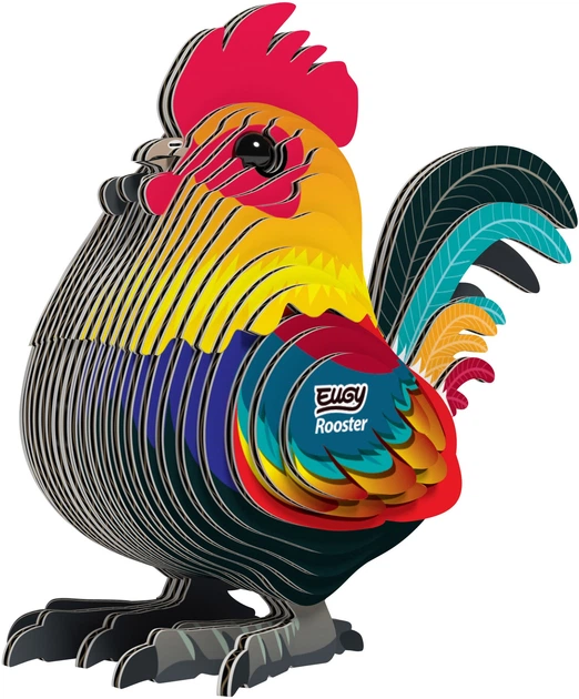 Сборная 3Д модель Eugy "Зоопарк: Петух", XEG-133