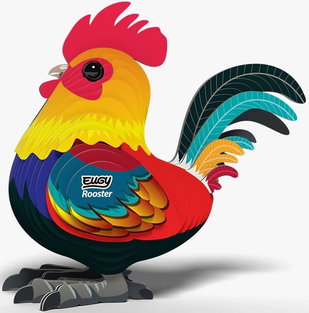 Сборная 3Д модель Eugy "Зоопарк: Петух", XEG-133 1