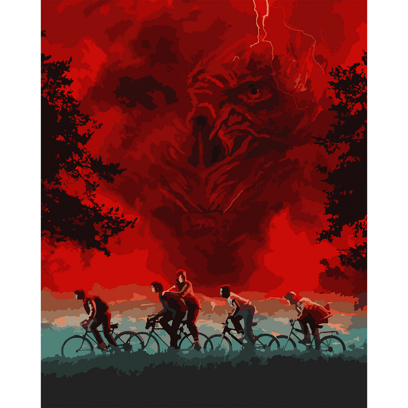 Картина по номерам SANTI "Очень странные чудеса. Дорога" 40*50 см, 955751