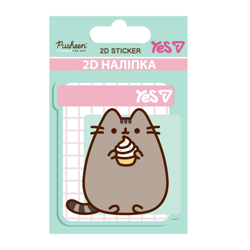 Наклейка 2D Yes "Pusheen Cake", 708522