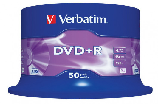 Диск DVD+R 4,7GB Verbatim 16х Cake 50 pcs 43550 (3550) 1