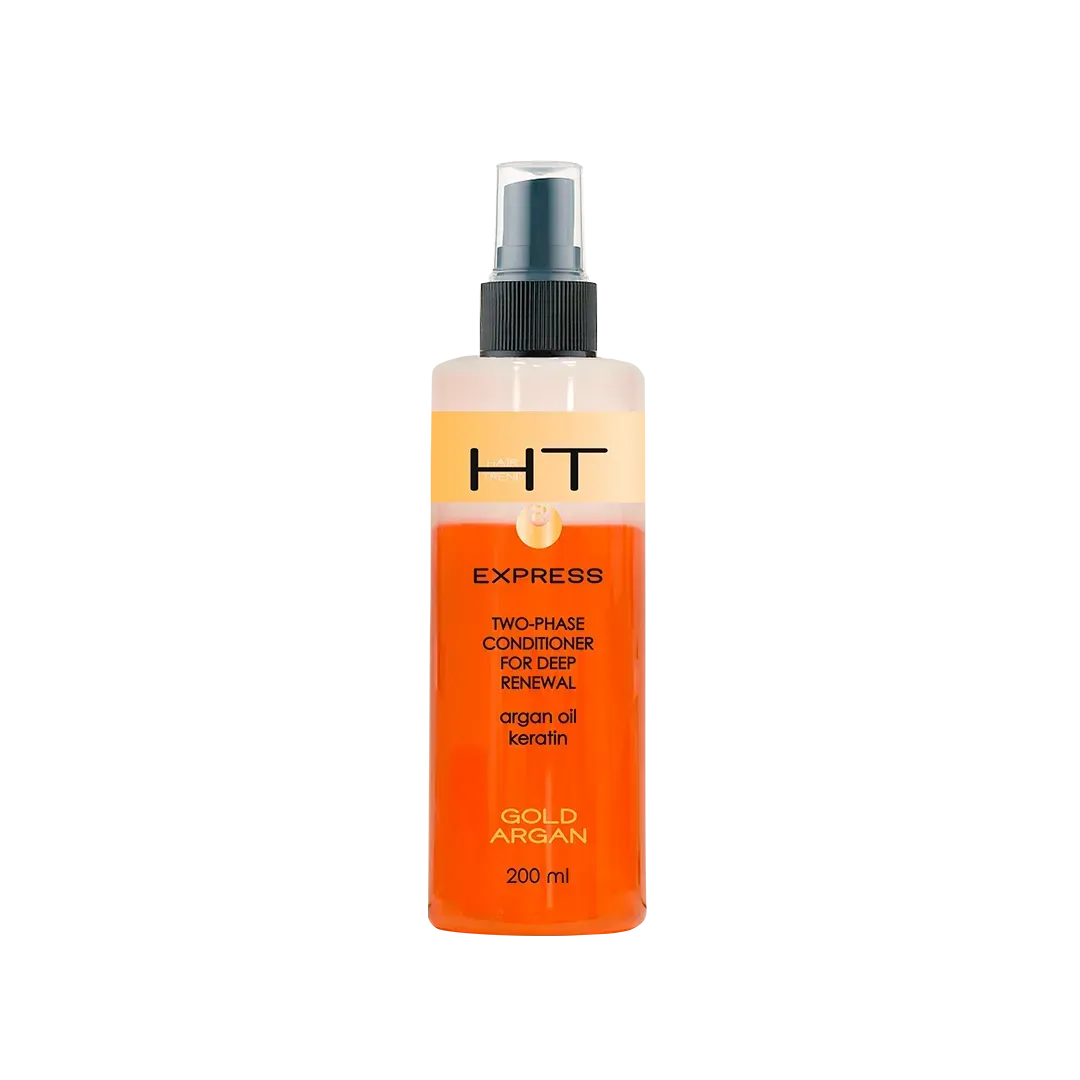 Двухфазный кондиционер "Gold Argana" HAIR TREND, 200 мл