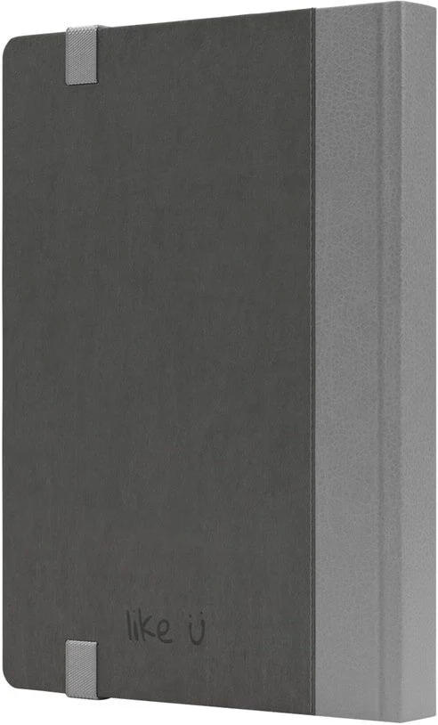 Записник А5 Pro не розграфлений Обкладинка світло-сіра кремовий блок, 24401PTQ00 1