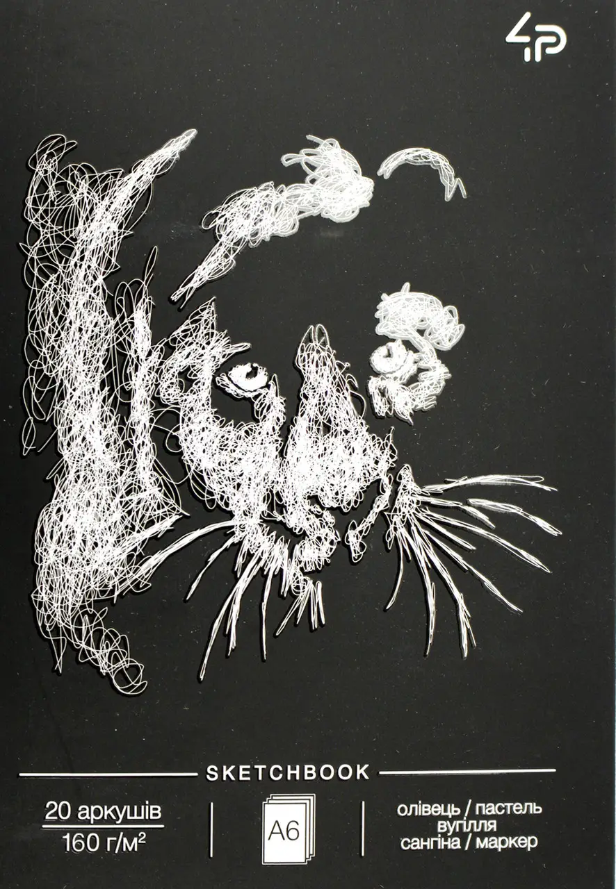 Блокнот "Animals sketchbook" four, А6, TM 4Profi, 31714