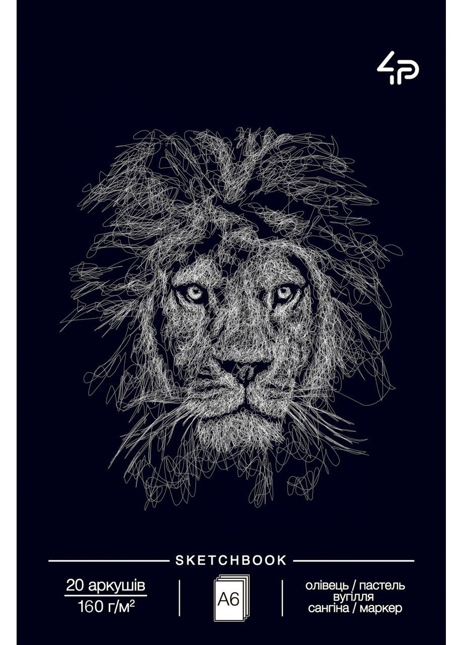 Блокнот "Animals sketchbook" three, А6, TM 4Profi, 40425