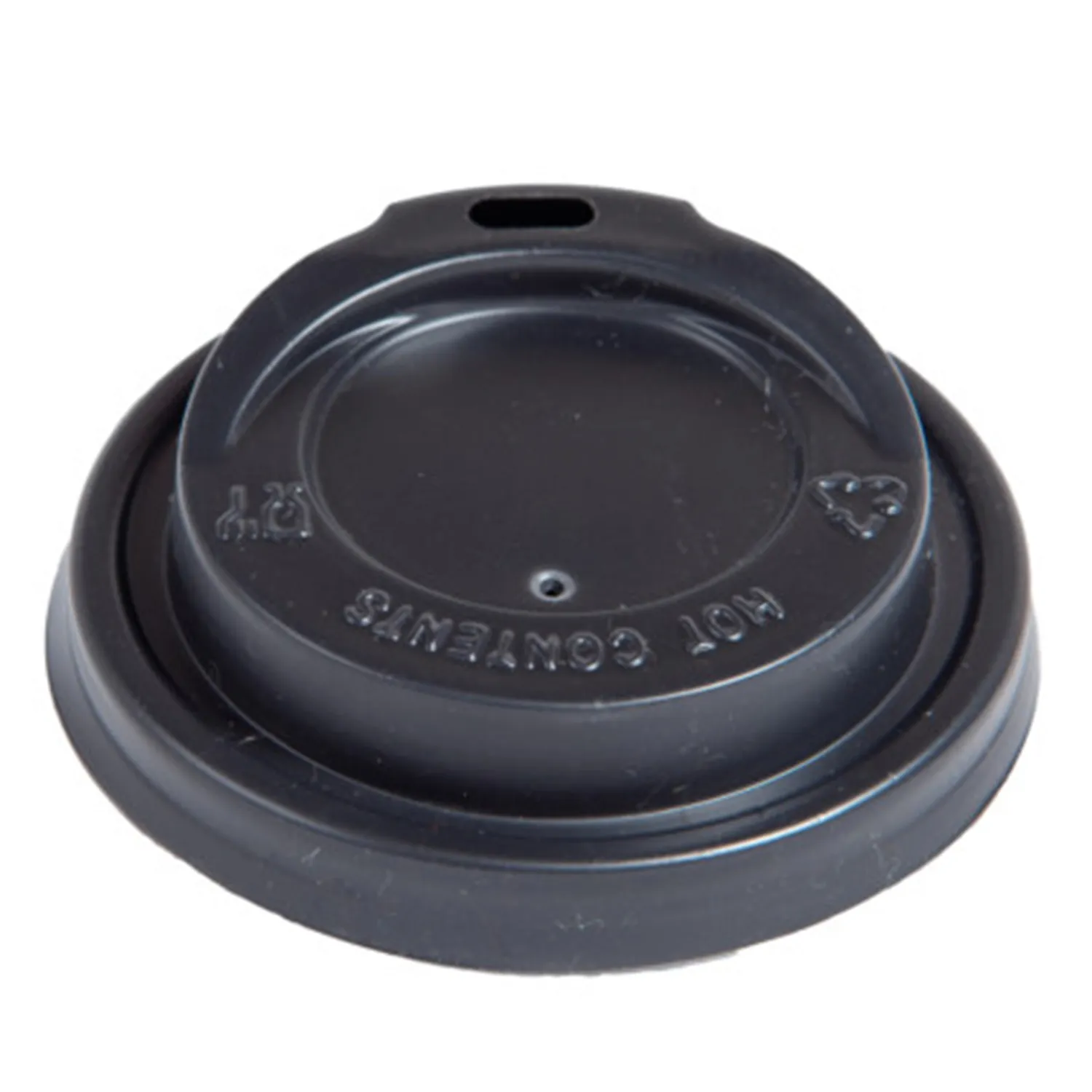 Кришка PRO для папер. стакана 175 мл, чорна , 50шт/уп, 43115700