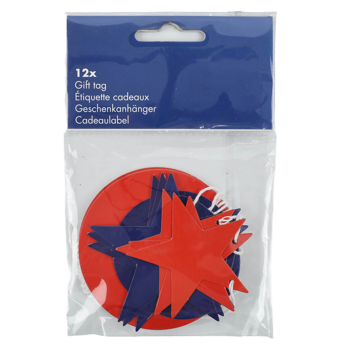 Набір тег подарункових для декору "Oliver" d=7/5,5 см, з мотузками (12 шт./2 вид.), TA-06674-PP