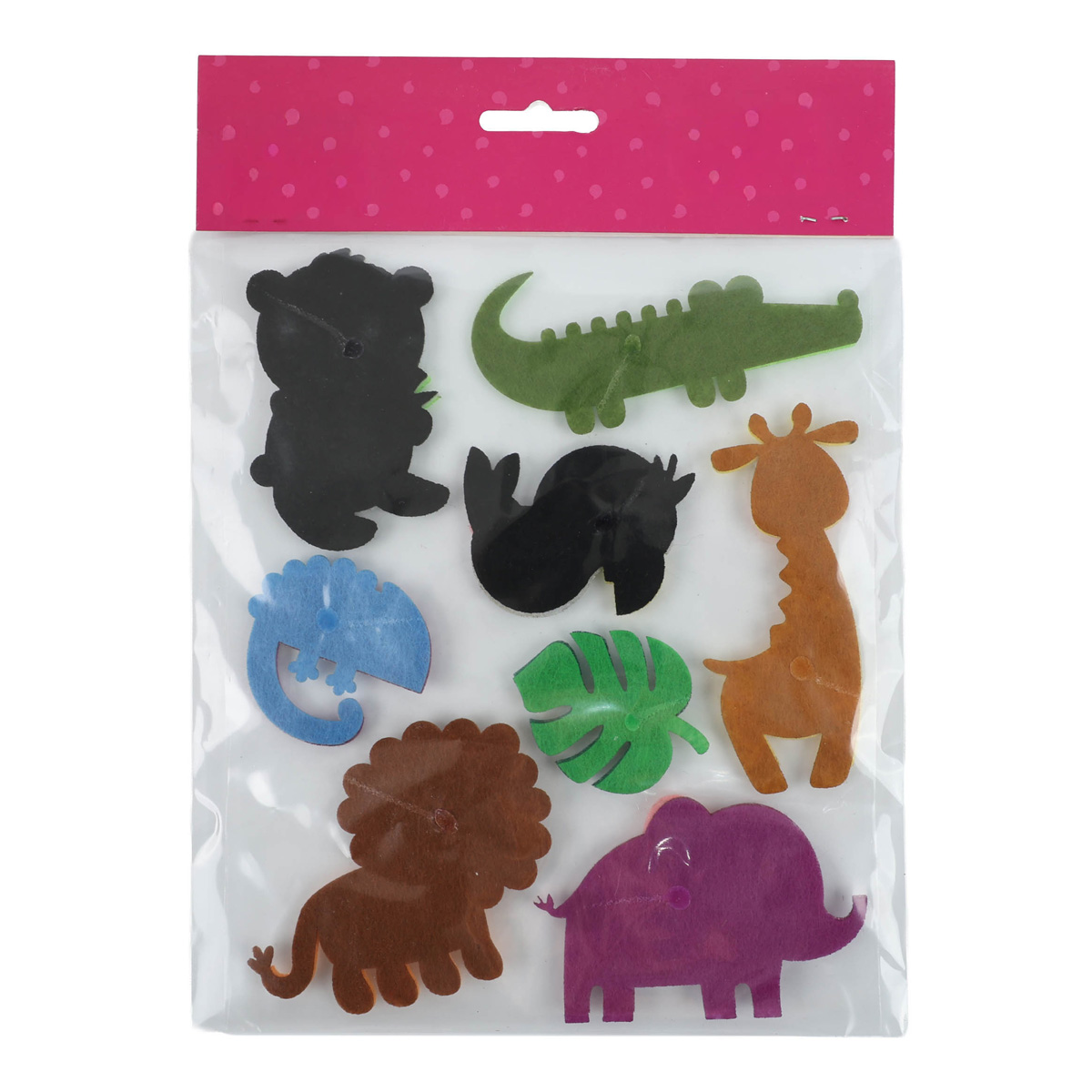 Клейовий набір з фетру "Зоопарк", 52536334 1