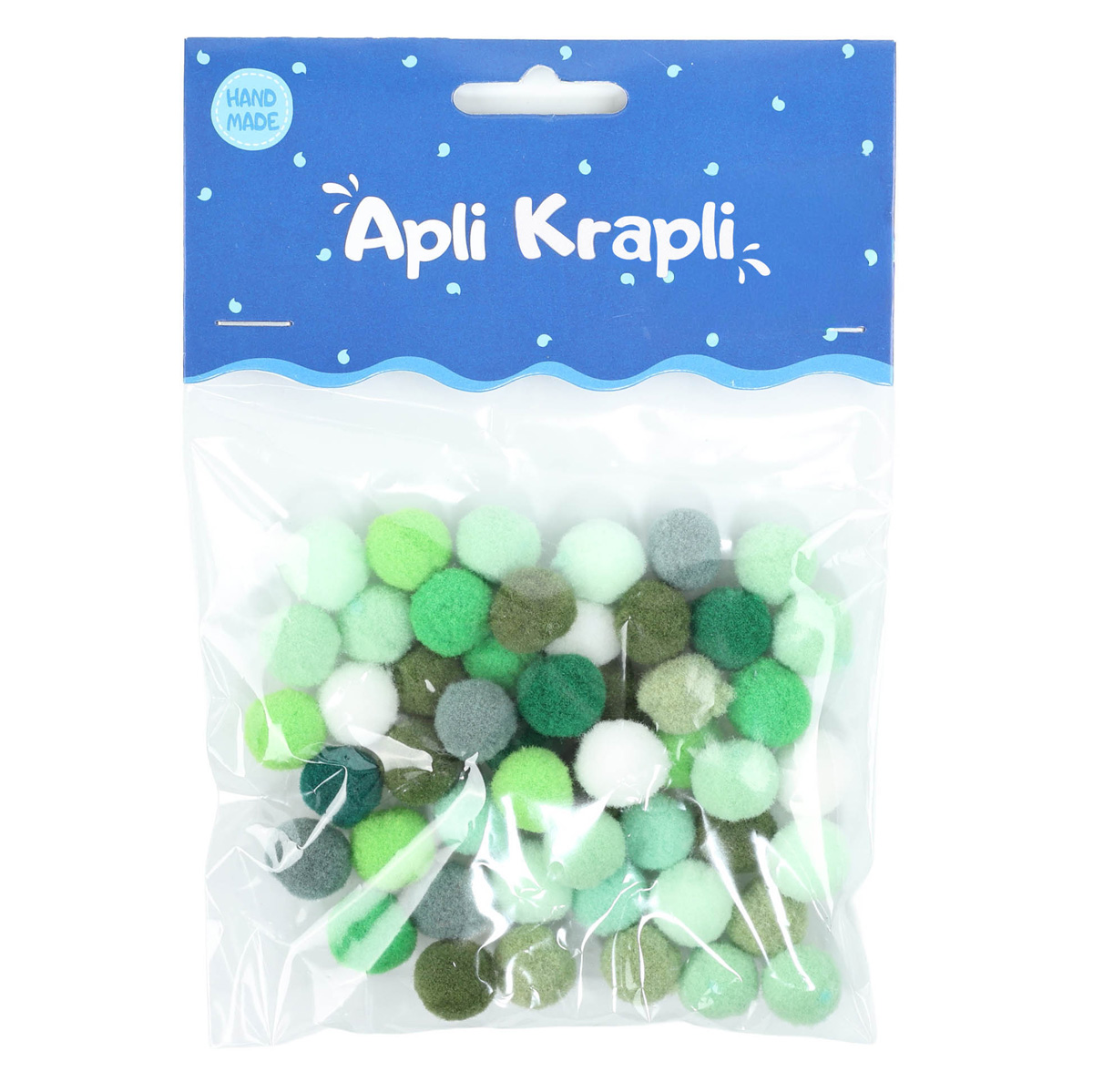 Набір помпонів нейлонових, мікс, 52536316