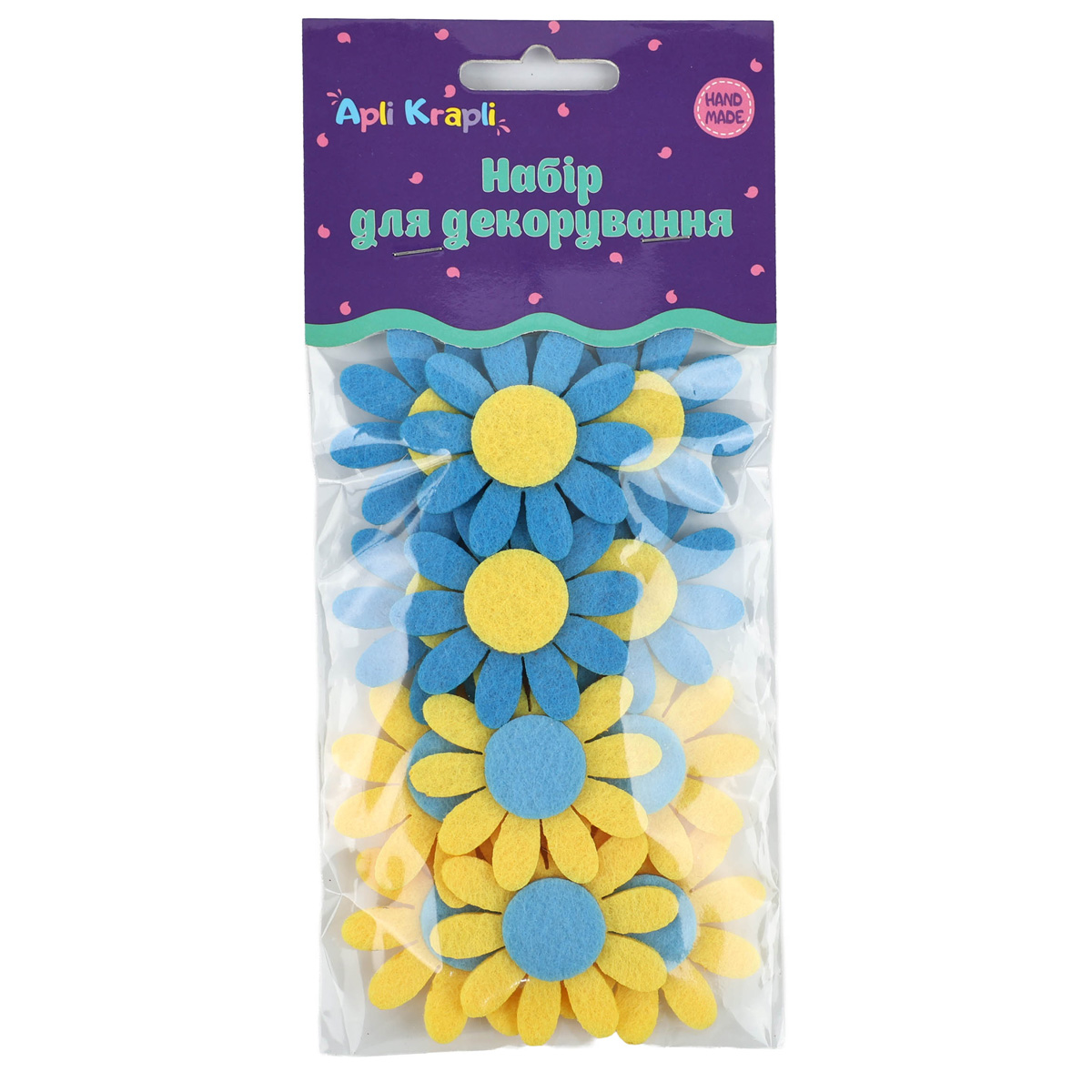 Декор з фетру "Ромашки", ДФ-21