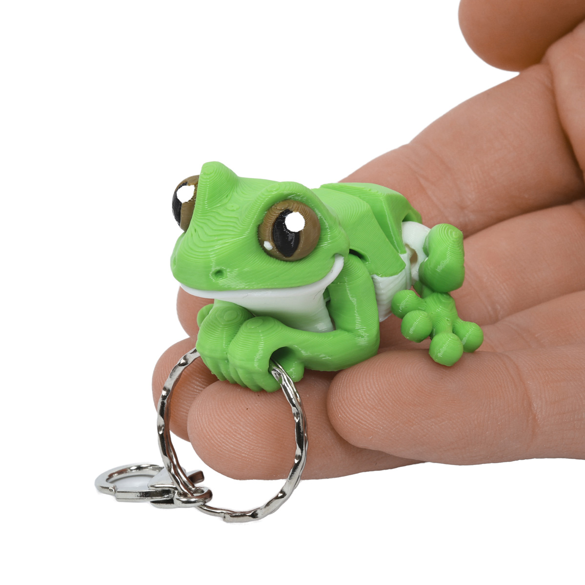 Кінематичний 3D брелок Жабка 1