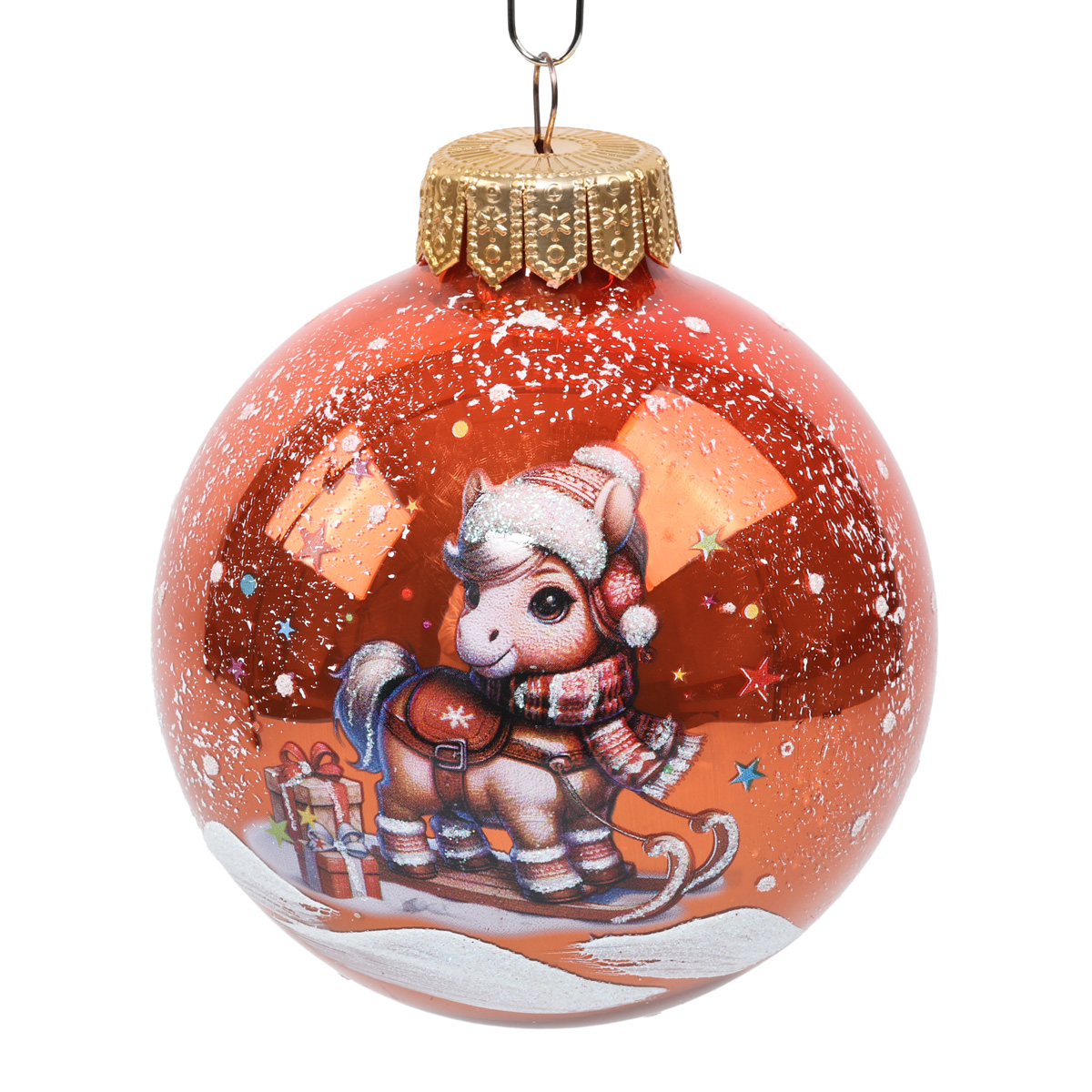 Куля "Символ року 2026", 100 мм, без упаковки