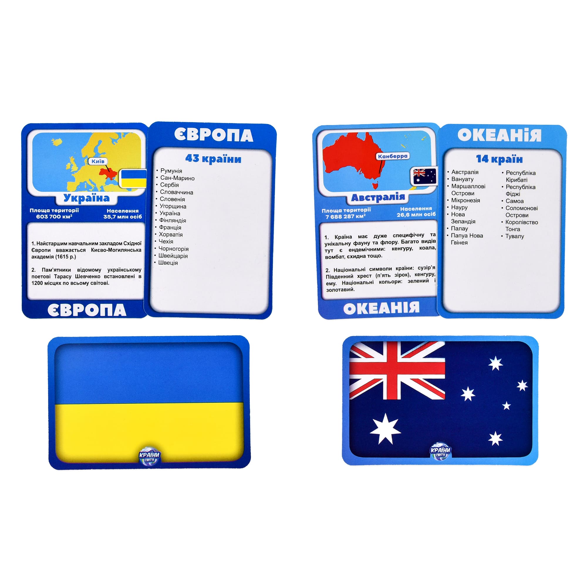 Настільна гра "Країни світу" (укр) 30952, ТМ "Strateg" 3