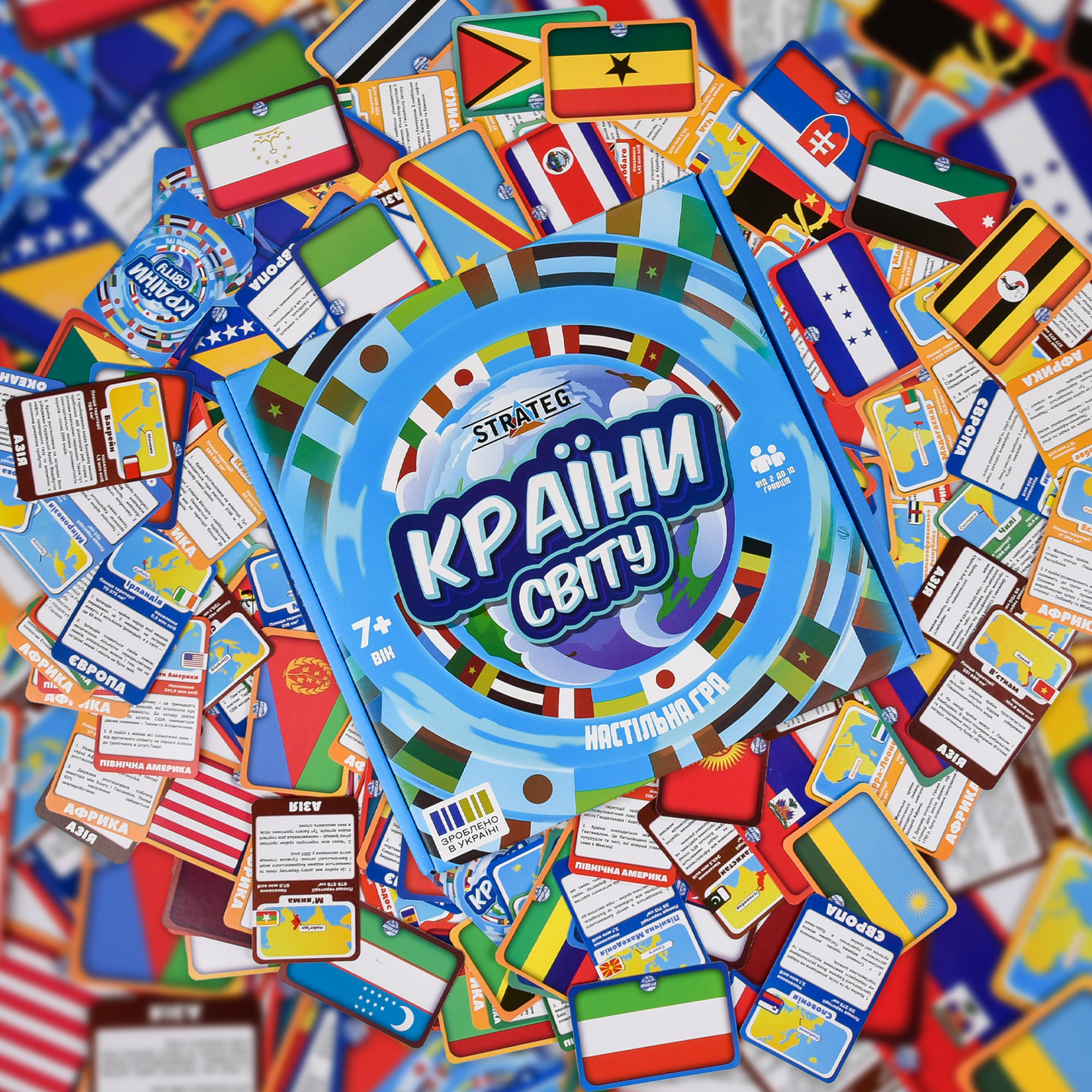 Настільна гра "Країни світу" (укр) 30952, ТМ "Strateg" 6