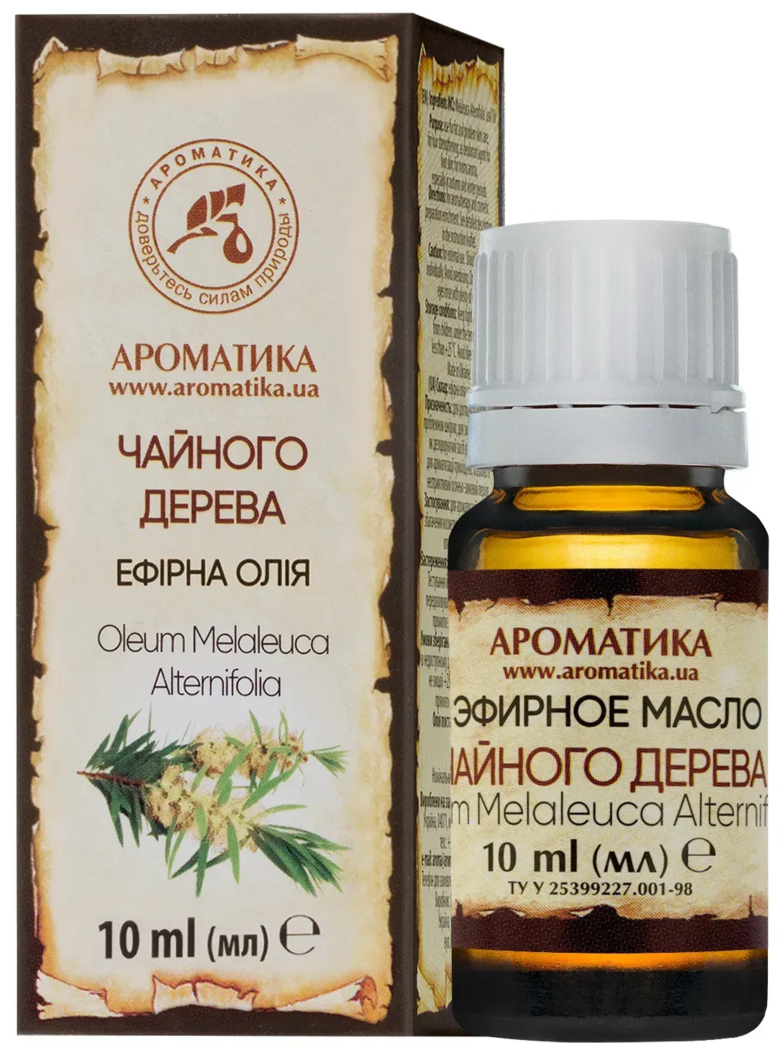 Олія ефірна Ароматика, чайного дерева 10 мл
