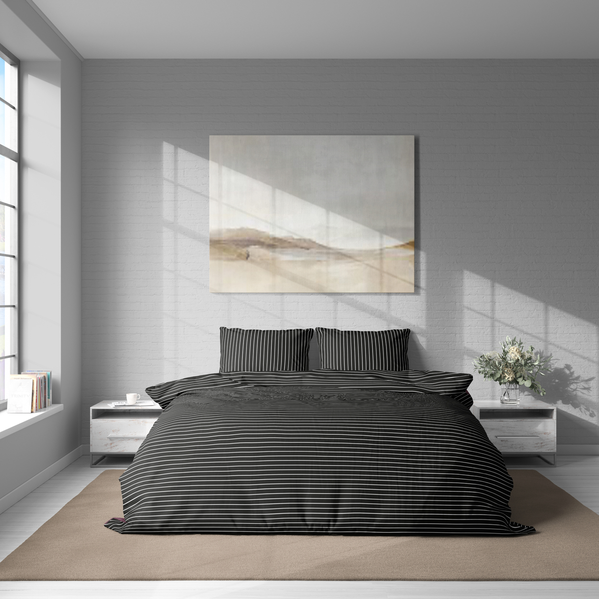 Постельное белье LeLIT L-2050, Поплин, Евро (50/70) 1