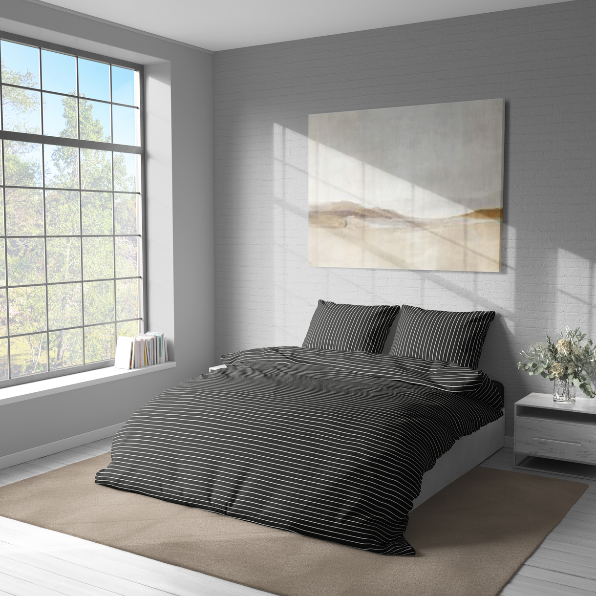 Постельное белье LeLIT L-2050, Поплин, Евро (50/70) 2