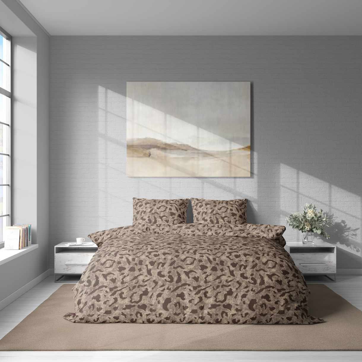 Постельное белье LeLIT L-2058, Поплин, Двуспальная (50/70) 1