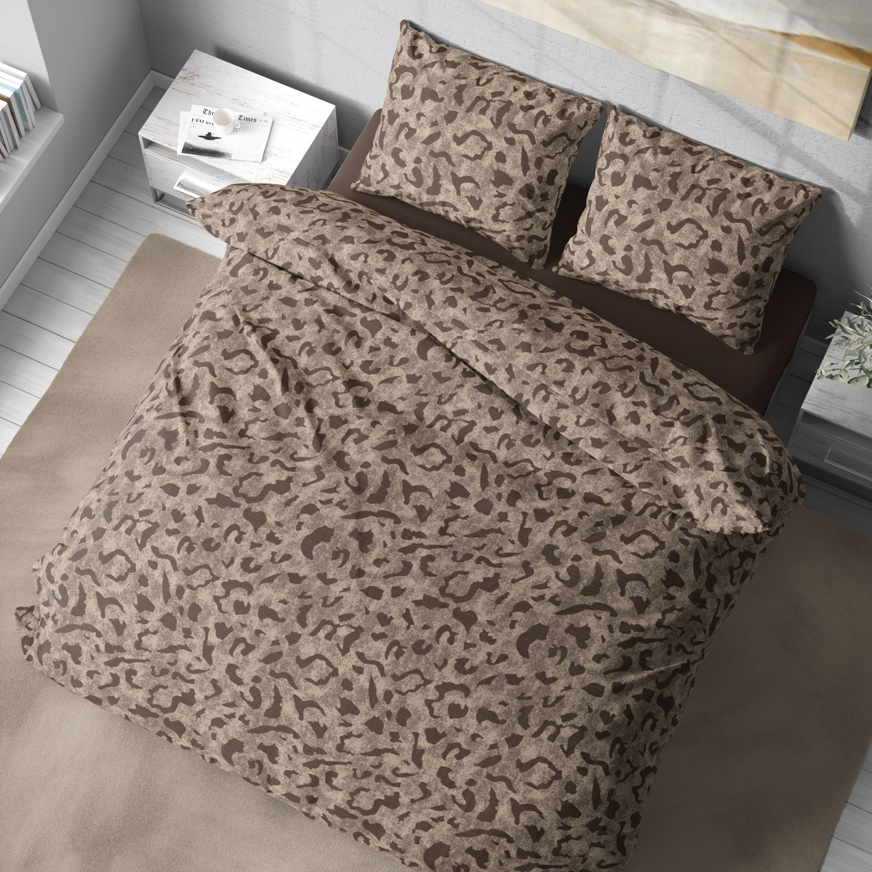 Постельное белье LeLIT L-2058, Поплин, Евро (50/70) 3