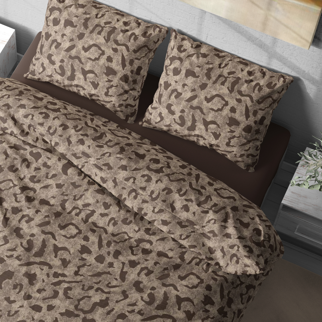 Постельное белье LeLIT L-2058, Поплин, Евро (50/70) 5