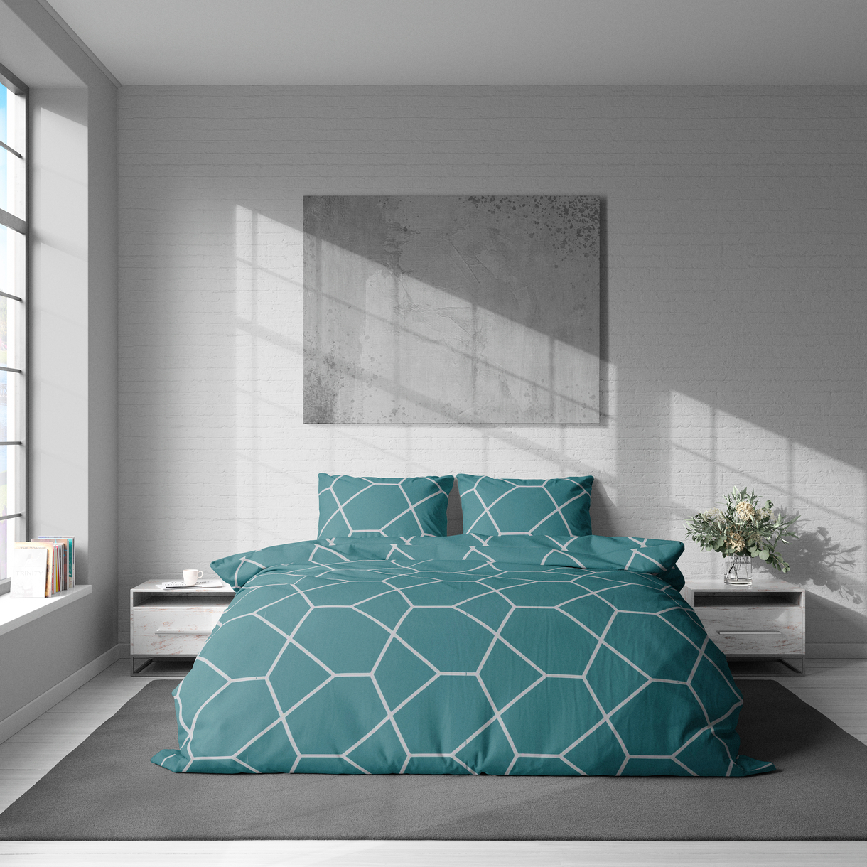 Постельное белье LeLIT Р-0206, Полисатин, Двуспальная (50/70) 2