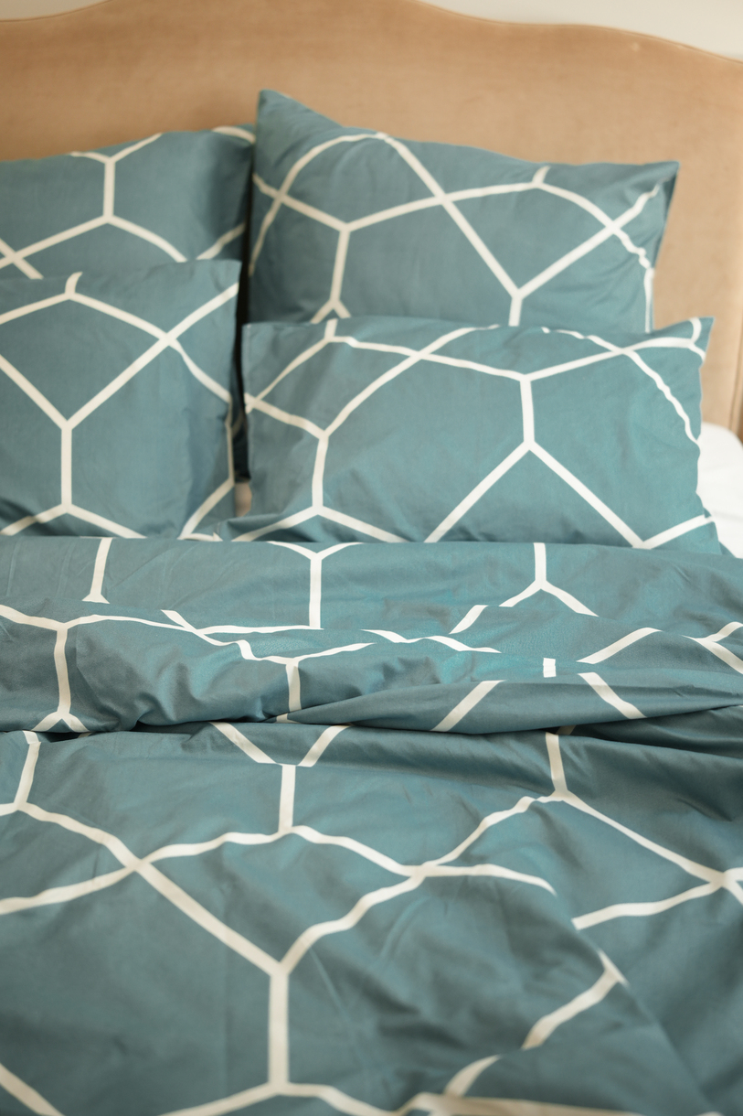 Постельное белье LeLIT Р-0206, Полисатин, Евро (50/70) 1