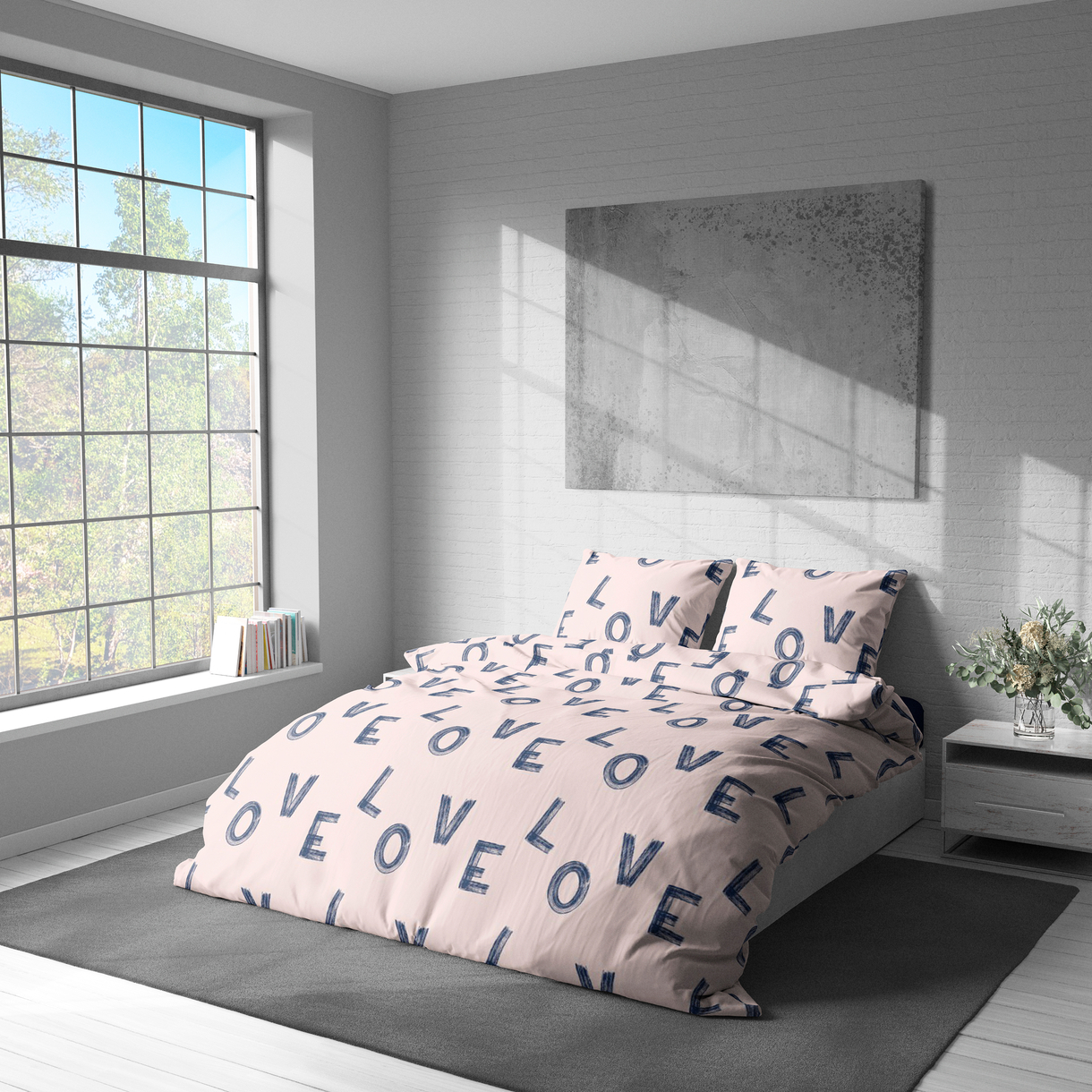 Постельное белье LeLIT Р-0208, Полисатин, Евро (50/70) 3