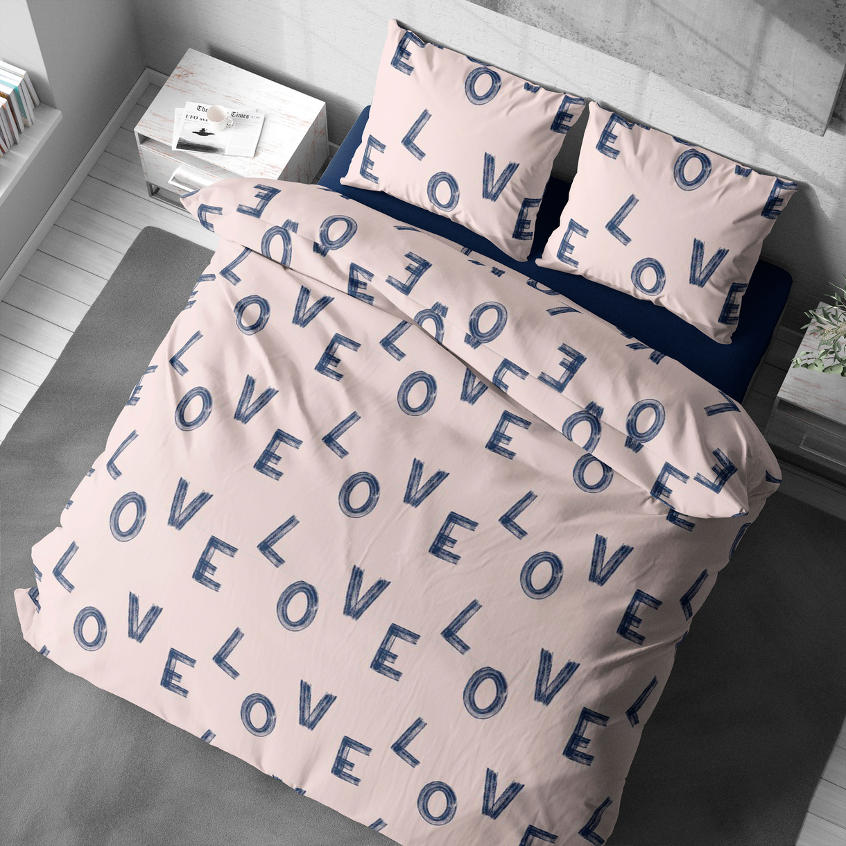 Постельное белье LeLIT Р-0208, Полисатин, Евро (50/70) 4