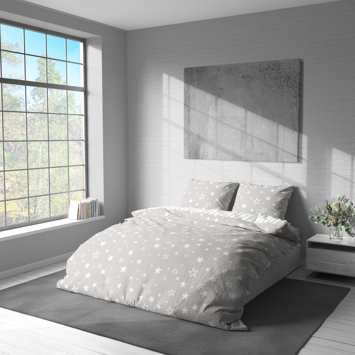 Постельное белье LeLIT Р-0216, Полисатин, Евро (50/70) 2