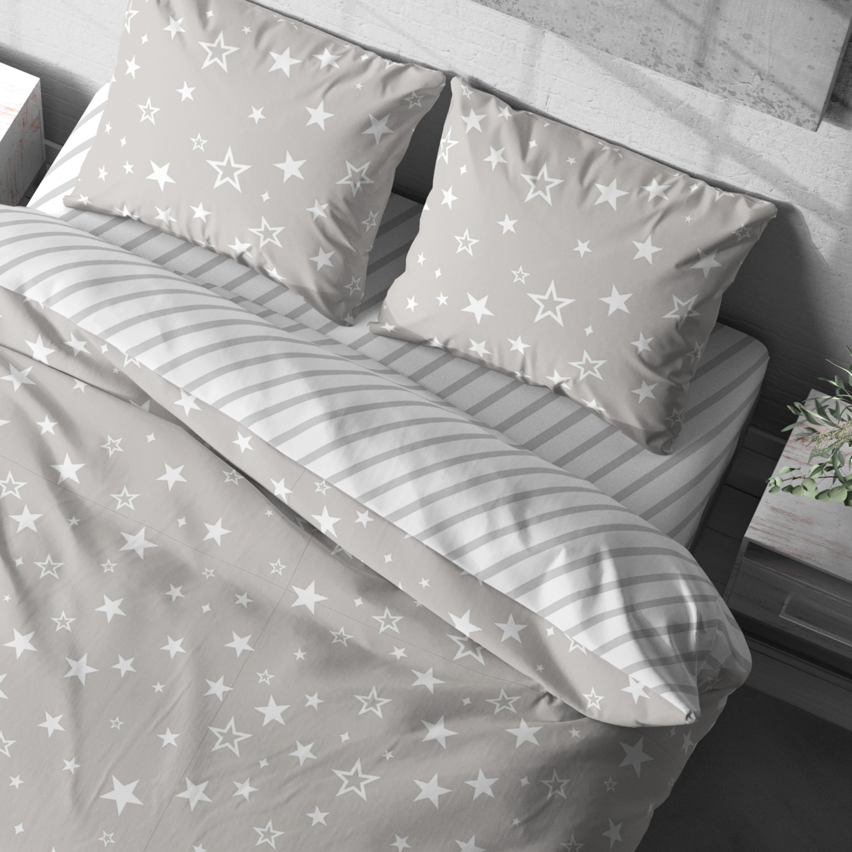 Постельное белье LeLIT Р-0216, Полисатин, Евро (50/70) 5