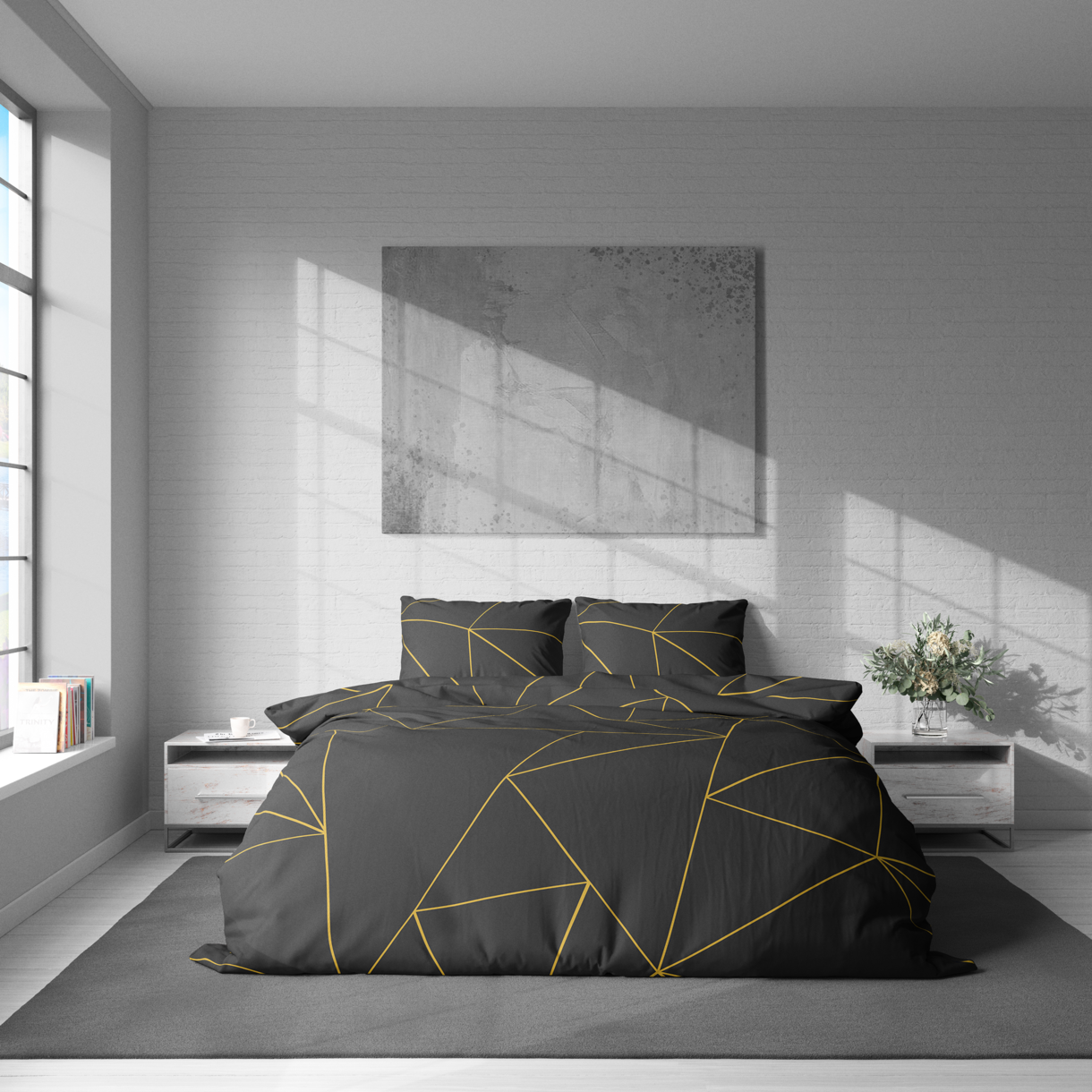 Постельное белье LeLIT Р-0221, Полисатин, Двуспальная (50/70) 1