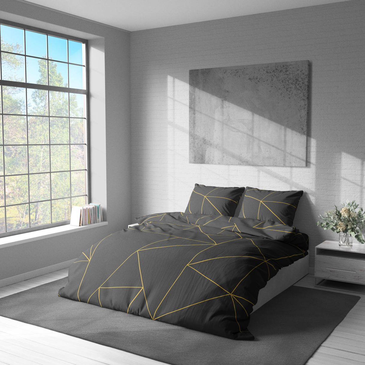 Постельное белье LeLIT Р-0221, Полисатин, Евро (50/70) 2