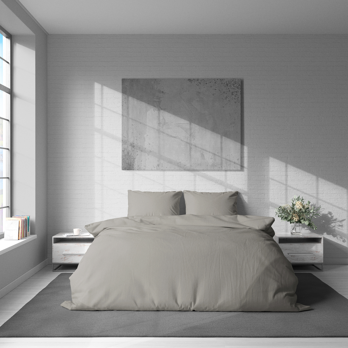 Постельное белье LeLIT Р-0223, Полисатин, Евро (50/70) 1