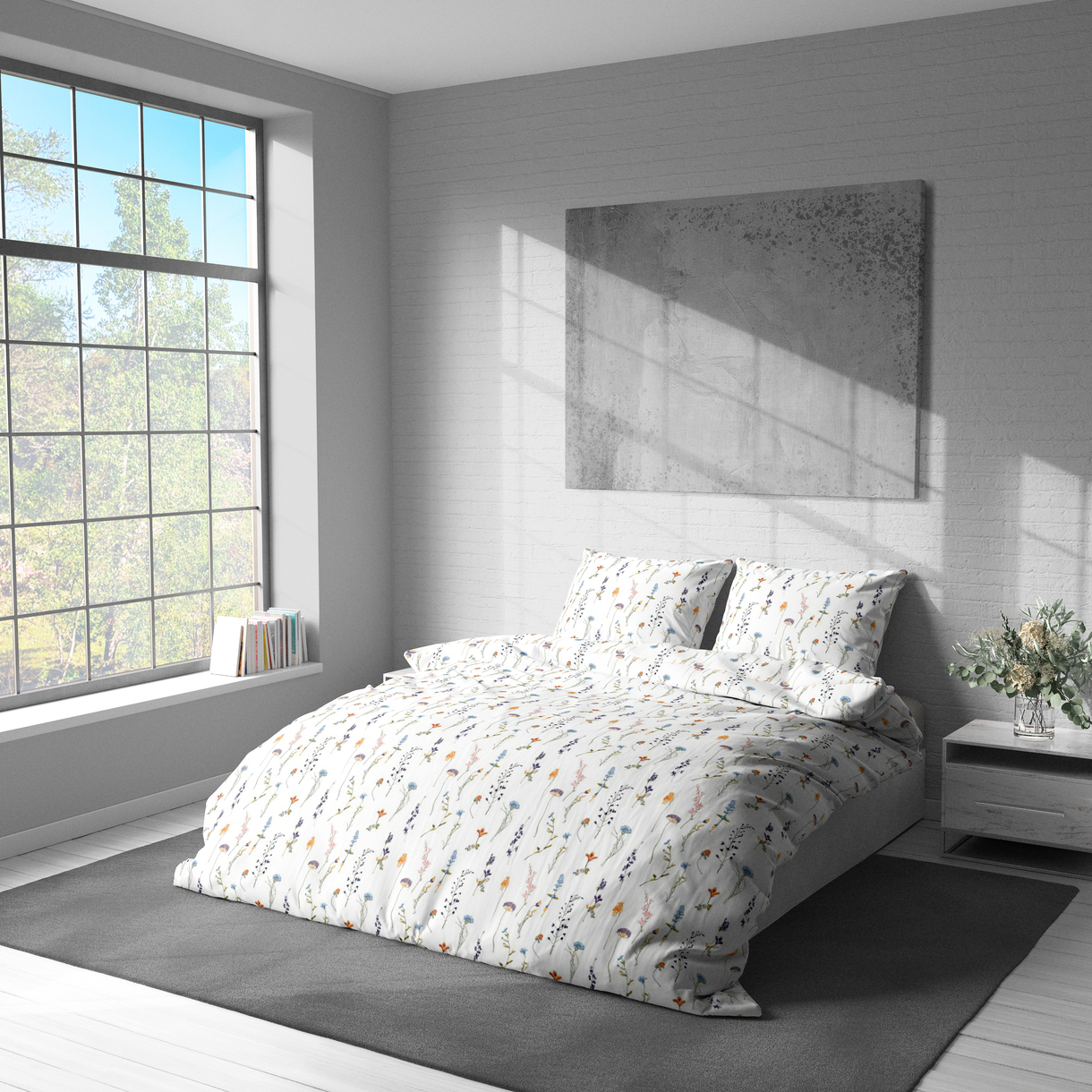 Постельное белье LeLIT Р-0213, Полисатин, Евро (50/70) 2