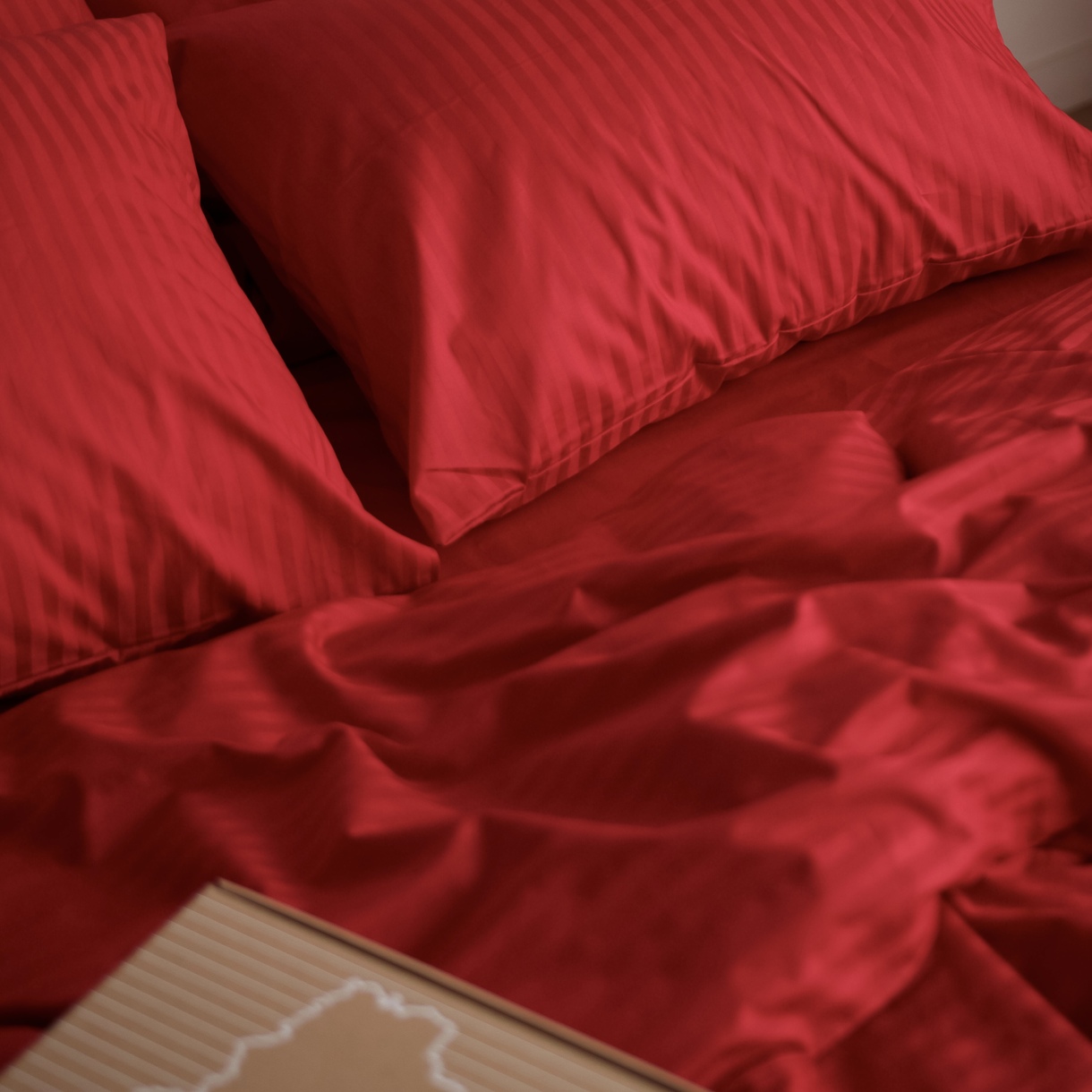 Постельное белье LeLIT, Сатин, Красный, Евро, SS-3031 (50/70) 4