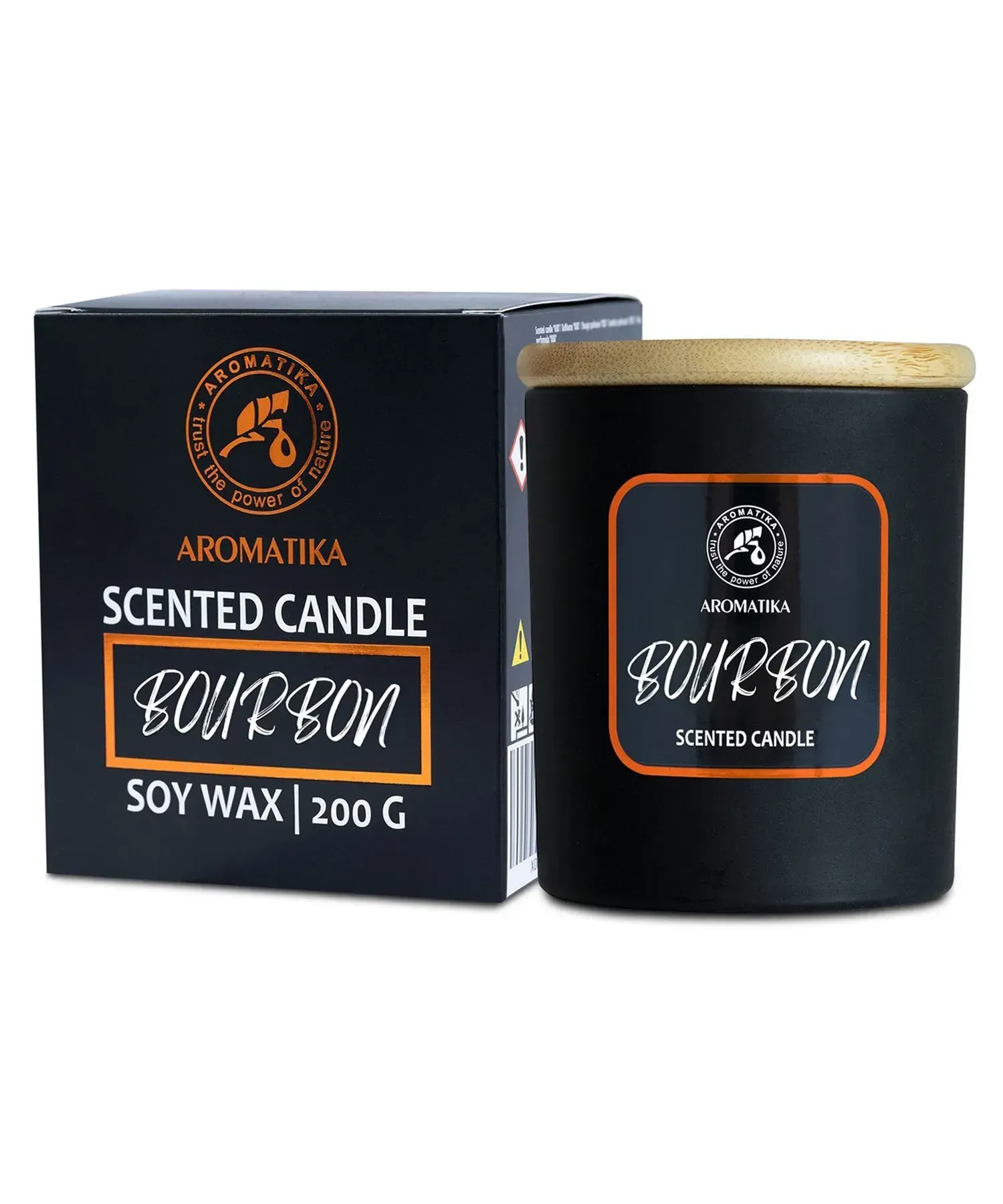 Свеча Ароматика "Бурбон" 200 г. 2