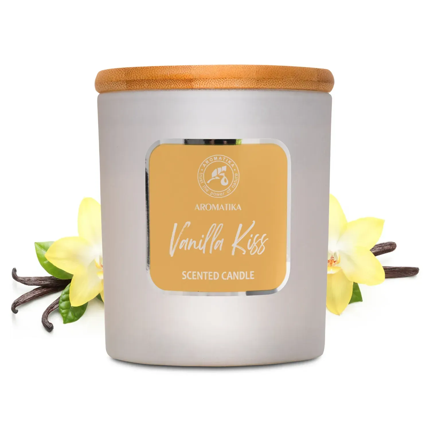 Свеча Ароматика "Ванильный поцелуй" 200 г. 2